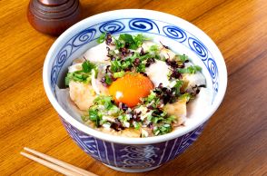 ナマじゃないけど生親子丼　発想の原点は刺身丼