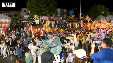 4000人の担ぎ手が盛り上げる一斉渡御!寒河江まつり神輿の祭典（山形・寒河江市）