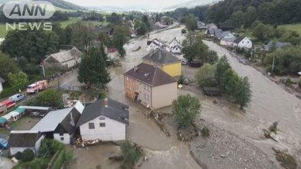 ヨーロッパで大雨の被害　各地で30年ぶり深刻な洪水