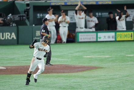 巨人・吉川尚輝がまた打った！　2カ月ぶり一発から一夜明け、昨年7月以来となる2戦連発5号ソロ