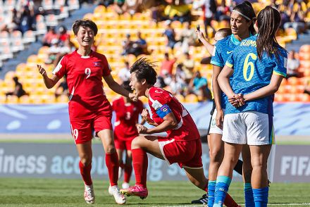 北朝鮮は「侮れない」　U-20女子W杯、ブラジル完敗で母国落胆「常に押し込まれた」