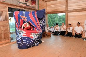 震災、原発事故以来１３年ぶりに神楽奉納　小谷男山八幡神社を改修、奉告祭　福島県南相馬市小高区