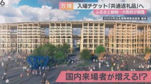 いまだ目標の３６％…万博入場チケット販促に秘策　ふるさと納税の“共通返礼品”へ調整　府内約３０の自治体が「前向きに検討」