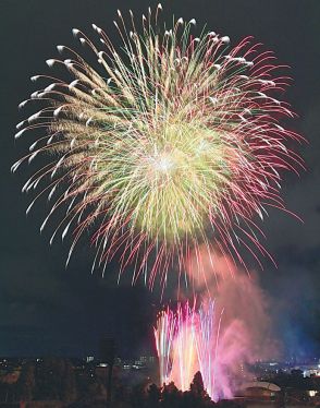 祝100周年！夜空彩る大輪の花　郡山