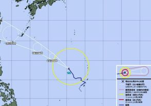 台風14号、18日に沖縄など最接近の恐れ　高波に警戒を