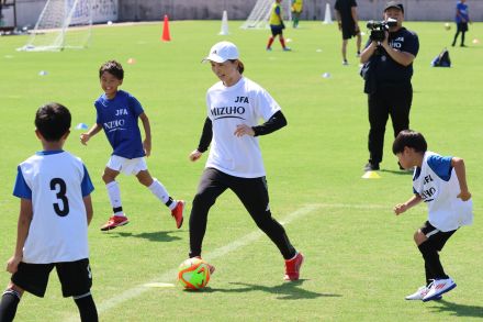 『JFA×みずほ　BLUE DREAM みらいスクール』が鳥取で初開催！ 子どもたちがサッカーで体を動かし、夢や将来の目標を語り合う