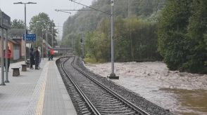 欧州中部で記録的大雨被害　チェコの約100カ所に洪水警報