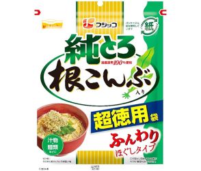 「純とろ」紙パッケージに とろろ昆布で初 フジッコ