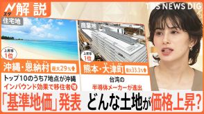 4年連続で地価上昇で「北関東で頭一つ抜けた」　地価上昇のポイントは「交通の利便性」と「子育てのしやすさ」【Nスタ解説】