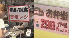 激安のヒミツとは…大学の“100円朝食”やスーパーの“298円弁当” 物価高でも価格維持のためギリギリの努力