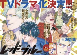 日陰者が総合格闘技に挑む、波切敦「レッドブルー」TVドラマ化！本日から5巻無料公開