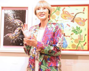 秋野暢子「来年は女優業を。舞台をしてみたい」と希望　がん克服し個展、検査は半年に１回ペース