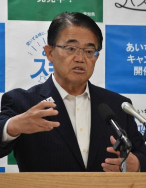 愛知知事「そんなに嫌ならお辞めになったら」　名古屋市長の歌を批判