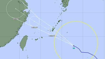 台風14号最新情報　このあと雨雲の状況により警報級の大雨も