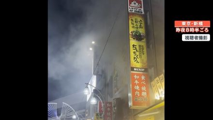 【騒然】新橋駅近く焼肉店で火災発生…煙が充満し客ら必死の避難　火元の店員明かす“出火の瞬間”「160㎝の火が…」