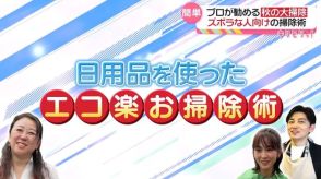 年末を前に…一足早く行う“秋の大掃除”ズボラな人でも簡単！日用品を活用する掃除術『every.特集』