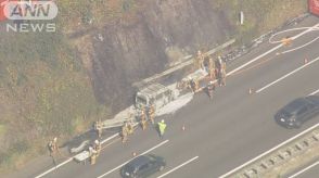 東北道・下り　川口JCT付近で軽乗用車が燃える　けが人なし