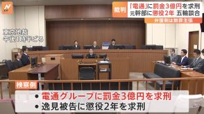 五輪談合事件 「電通」に罰金3億円、元幹部に懲役2年求刑　東京地検