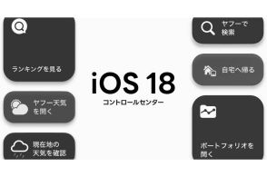 ヤフー、天気・乗換案内など7アプリが「iOS 18」新機能に対応