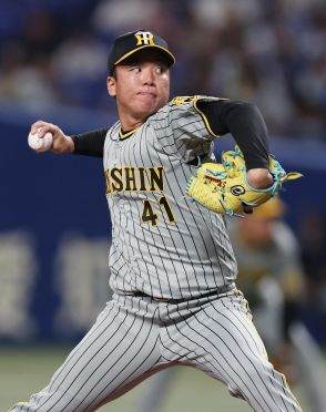 【阪神】村上頌樹５回２失点降板　３回まで完全投球も突如乱調　５回のピンチはフォークでしのぐ