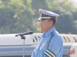 岐阜・愛知県警が初の合同出発式　秋の全国交通安全運動を前に啓発強化　岐阜県各務原市