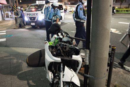 米軍人運転の車と衝突、オートバイの男性死亡　横須賀の国道１６号、右折禁止場所