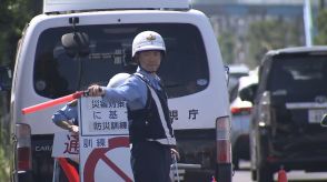 首都直下地震に備え交通規制訓練　被害把握にドローンも活用 警視庁