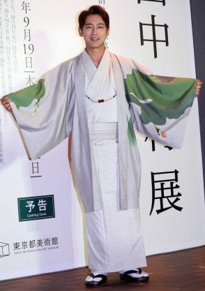 小泉孝太郎　アンバサダーに「不思議な縁を感じる」　「田中一村展　奄美の光　魂の絵画」開会式