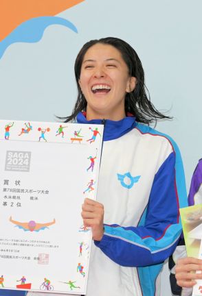 引退表明の競泳・大橋悠依、集大成のレースで万感の笑顔　優勝ならずも晴れやかなラスト　佐賀国スポ