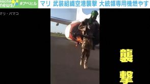 大統領専用機を燃やす→空港で無差別発砲の瞬間 マリ