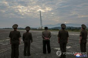 北朝鮮　新型弾道ミサイルの発射成功と発表