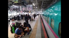 【東北新幹線】再開の見込み立たず はやぶさ・こまち６号の車両が分割し停車 東京～新青森で運転見合わせ