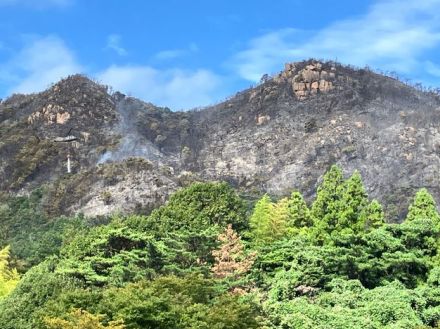 山口・秋穂二島の山火事…消火活動続き火の勢いは衰えたか　けが人などの情報なし