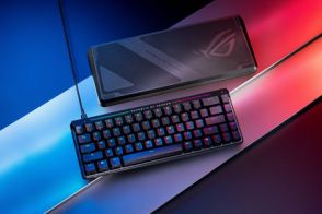 ASUS、ラピッドトリガー対応の65%ゲーミングキーボード