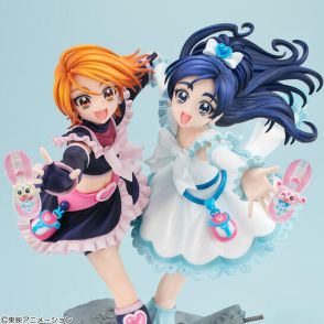 「ふたりはプリキュア」キュアブラック＆キュアホワイトが手を繋いで前へ…！ 2人セットのフィギュア登場