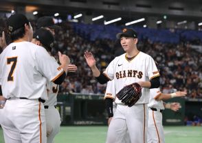 【巨人】戸郷翔征、５回３安打無失点で勝ち投手の権利　内海投手コーチは「今日も状態良く投げられている。出力も高い」