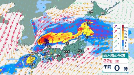 3連休は“秋雨前線”や発達した低気圧の影響を受ける見込み　九州～東北で激しい雷雨となる所も　“警報級の大雨”となる恐れ【今後の雨と風のシミュレーション・19日午後7時半更新】