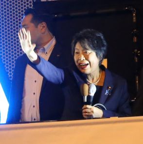 上川陽子氏、秋葉原街頭演説で「日本初の女性総理として私に託して！」熱弁「陽子コール」も