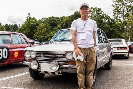 35歳で手に入れ30年！ 憧れのダットサン「510ブルーバード」をラリー仕様にカスタム…NISMOのショックで5センチリフトアップ、競技にも参加