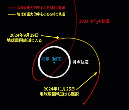 小惑星「2024 PT5」2024年9月末から2か月限定で “第2の月” になると判明