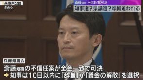 知事選？県議選？「どういった選挙か悩ましい」兵庫・斎藤知事の不信任案可決で“選挙準備”に追われる