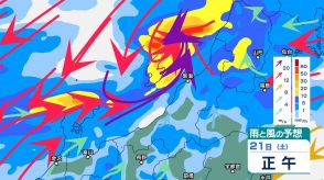 新潟県では下越を中心に断続的に激しい雷雨が続く　土砂災害に厳重警戒　さらに22日にかけて大荒れに?【今後の雨風のシミュレーション・20日午後5時更新】