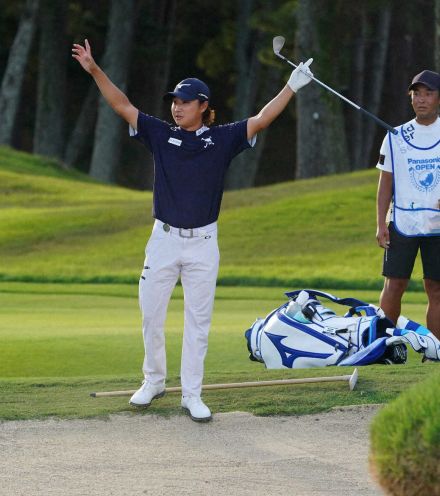 【男子ゴルフ】今季4勝目へ、平田憲聖が68で首位浮上　石川遼は42位で予選通過