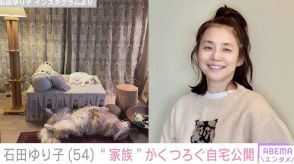 石田ゆり子（54）、ペットたちがくつろぐ自宅公開「穏やかで平和な光景」「インテリアがステキすぎます」と反響