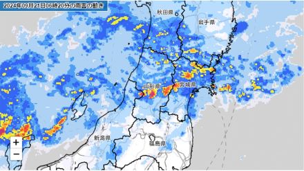 台風14号の進路は急激に東北方面へ　低気圧に変わっても大雨の要因に　山形県は24時間で最大150ミリの大雨か