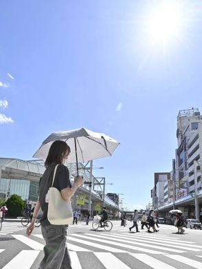 岐阜市など最も遅い猛暑日を更新　大垣市では全国６位の３７・８度記録