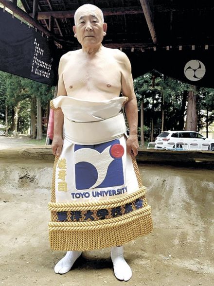 80歳のアマチュア力士引退へ 長野県塩尻市北小野の横澤憲一さん 小野神社の奉納相撲を最後に