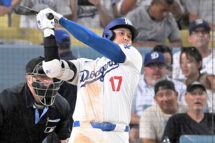 大谷翔平、第1打席は空振り三振　快挙の前夜から本拠地へ 4打席連発ならずもファン総立ちで快挙を祝福