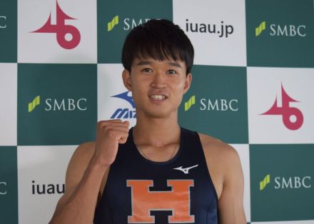 法大・井之上駿太、男子400m障害で東京世陸参加標準突破「ジャパンのユニフォームを着て走り切りたい」／陸上