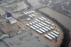 浸水想定区域に建てられた仮設住宅が被害　「言葉にならない」